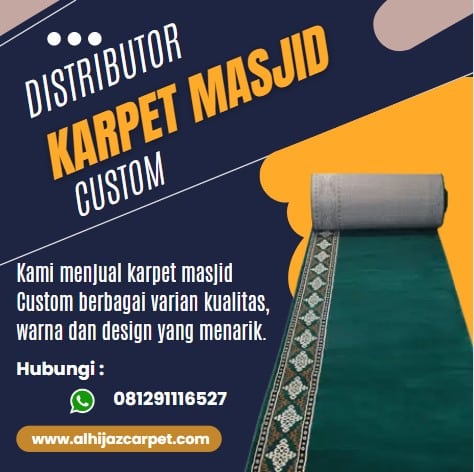Distributor Karpet Masjid Custom di Tanah Bumbu