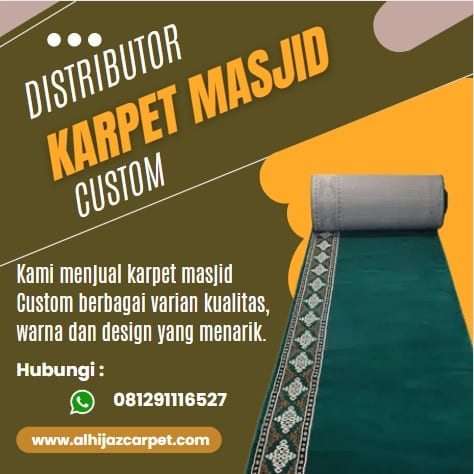 Distributor Karpet Masjid Custom di Wonosobo