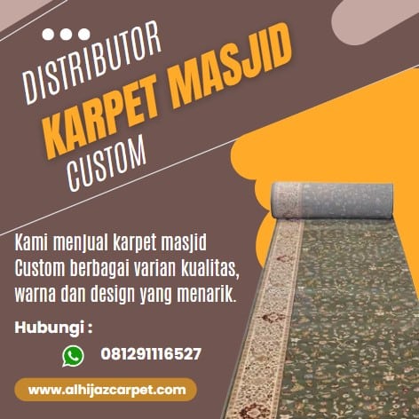Distributor Karpet Masjid Custom di Jembrana