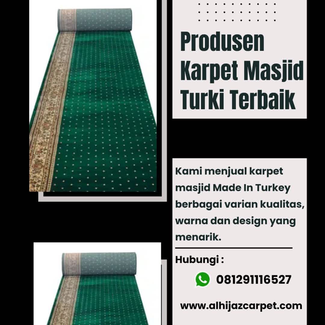 Agen Karpet Masjid Turki Lebih Modern di Benowo Surabaya, Hubungi WA 081291116527