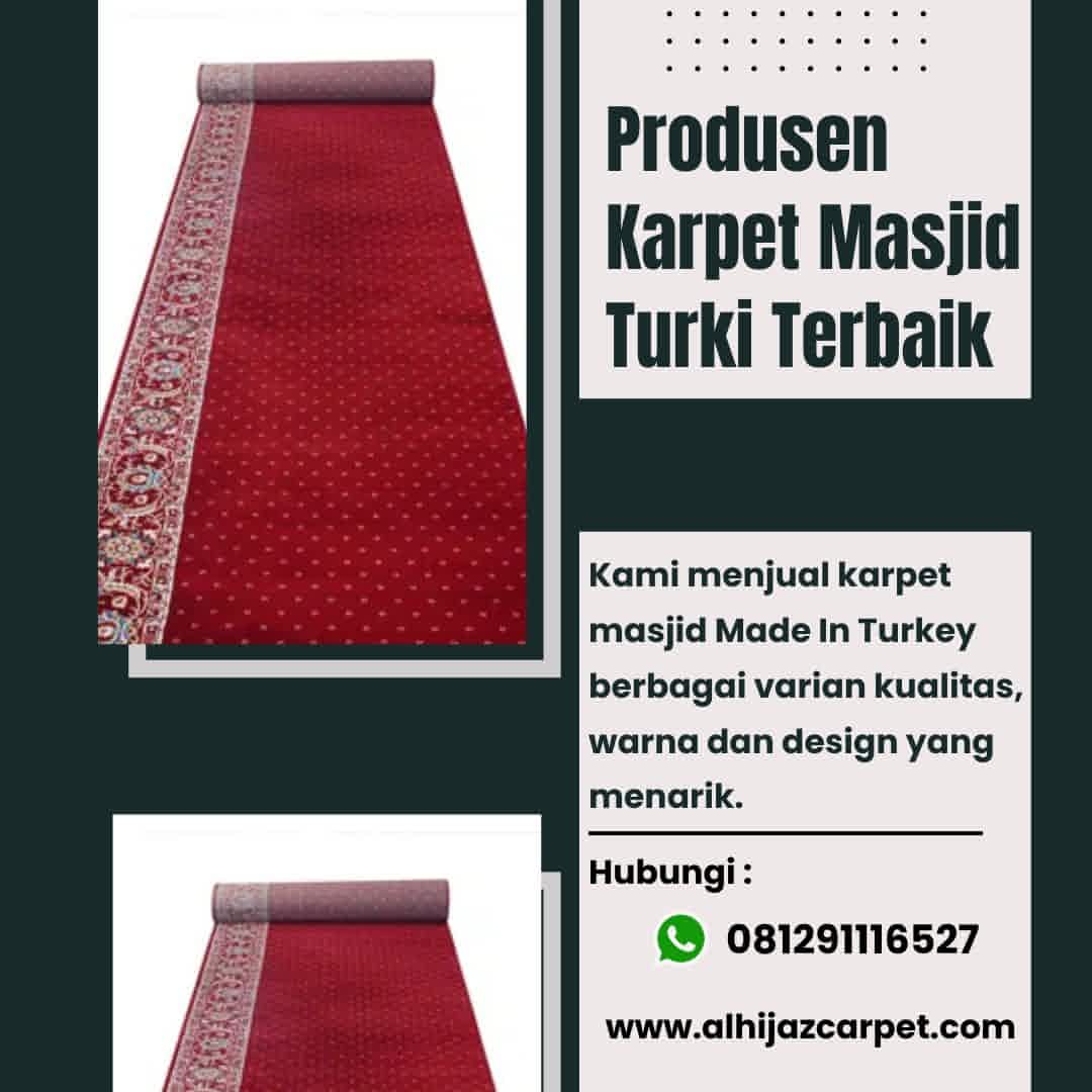 Supplier Jual Karpet Masjid Turki Menambahkan Estetika di Krembangan Surabaya, Hubungi WA 081291116527