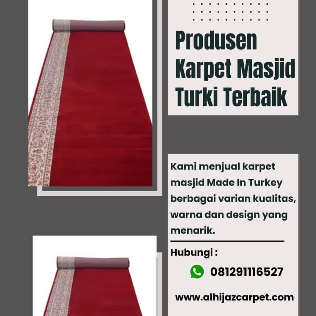Perusahaan Karpet Masjid Turki Bahan Terbaik di Gayungan Surabaya, Hubungi WA 081291116527