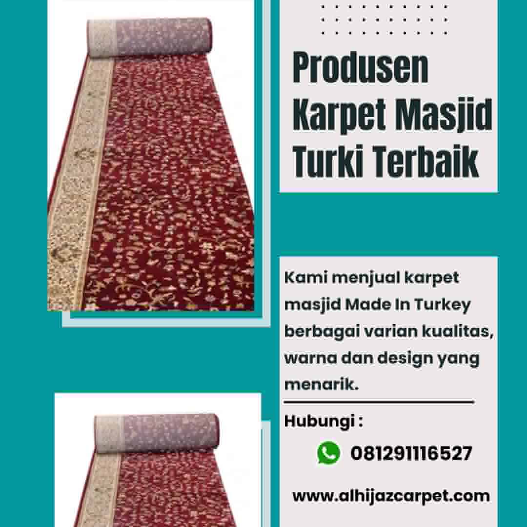 Tempat Penyedia Karpet Masjid Turki Berbagai Pilihan di Dukuh Pakis Surabaya, Hubungi WA 081291116527