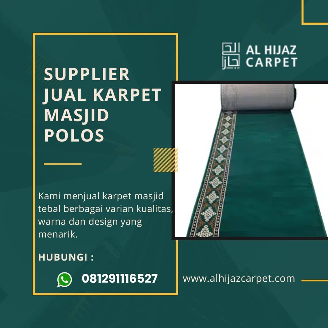 Supplier Jual Karpet Masjid Polos di Tanah Bumbu