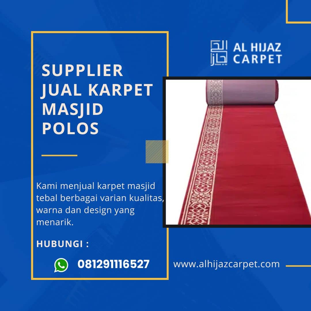 Supplier Jual Karpet Masjid Polos di Grobogan