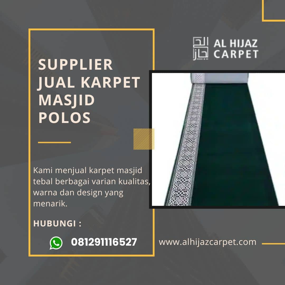 Supplier Jual Karpet Masjid Polos di Kotabaru